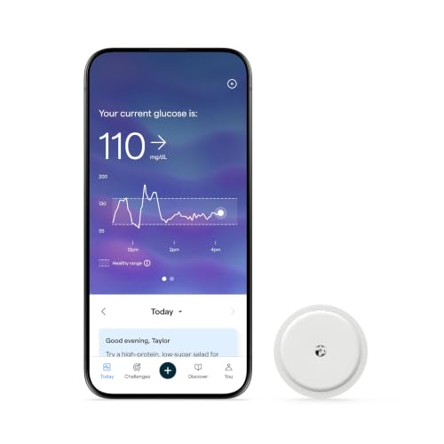 Lingo Continuous Glucose Monitor (CGM). 24/7 Glucose Tracking | By Abbott. Optimize