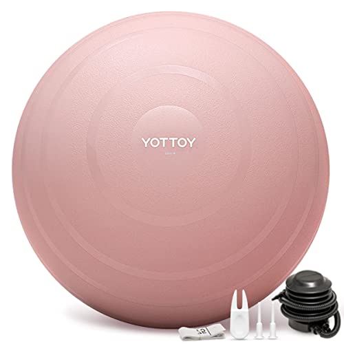 YOTTOY Exercise Ball for Pregnancy,Anti-Burst Yoga Ball for Physical Therapy,Stability Ball for