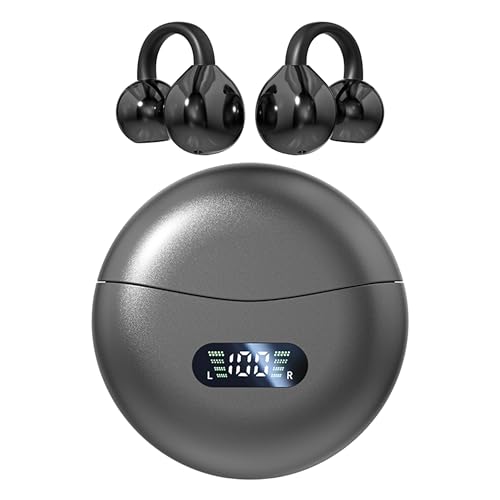 MAcnas Open Ear Clip Headphones Wireless Earbuds Bluetooth 6.0 Sports Earphones Wireless
