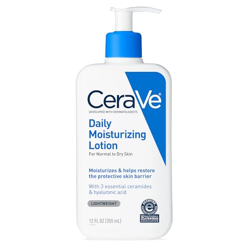 CeraVe Daily Moisturizing Lotion, Face and Body Lotion, Skin care, 12oz |