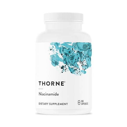 THORNE Niacinamide, 500 mg Non-Flushing Form of Vitamin B3, 180 Capsules |