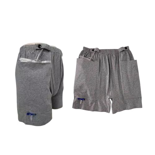 Ostomy Drainage Bag Shorts for Men and Women, Urine Bag Pants 1