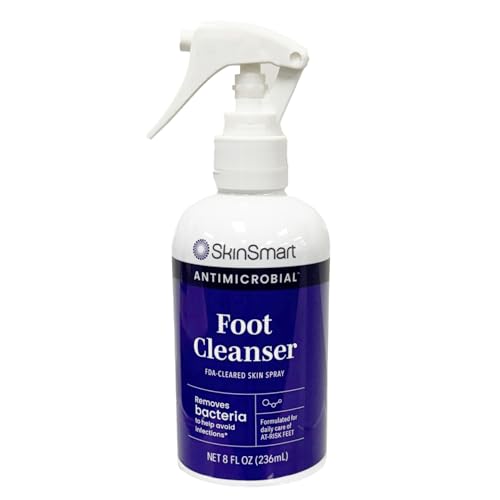 SkinSmart Antimicrobial Foot Cleanser, Hypochlorous Acid Spray, 8 oz | Advanced Feet-Related