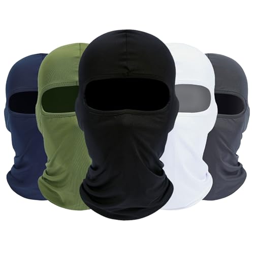 ROXUN Balaclava Ski Mask, 5 Pack Neck Gaiter Motorcycle Summer Cooling |