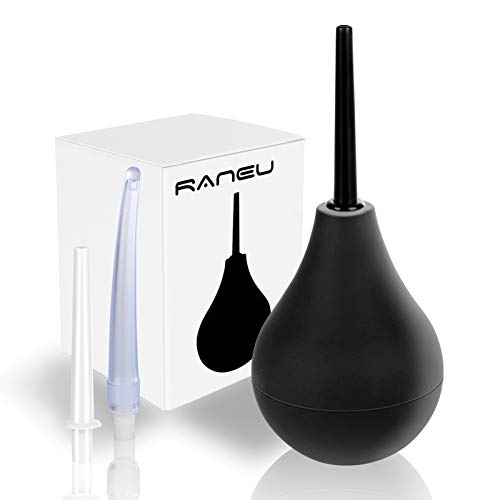 RANEU Enema Bulb Anal Douche Enema Kit for Women & Men with