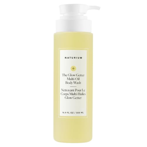 Naturium The Glow Getter Multi-Oil Body Wash, 16.9 fl oz | Nourishing Gentle Cleanser, Dissolves Impurities, Hydrating Base Protects Essential Moisture, for All Skin Types