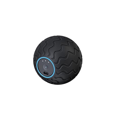 Therabody WaveSolo Portable Vibrating Massage Ball to Improve Mobility | 5 Vibration Intensities & Quiet Textured Silicone Deliver Pinpointed Pressure to Reduce Soreness & Ease Tension