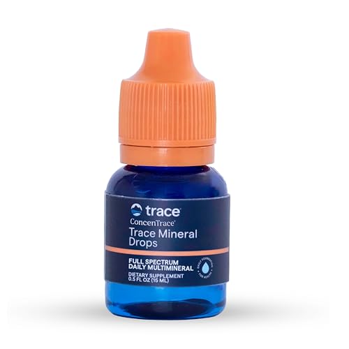 Trace Minerals ConcenTrace Mineral Drops, 70+ Ionic Minerals, 0.5 fl oz |