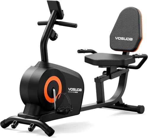 YOSUDA Recumbent Exercise Bike for Home, Recumbent Stationary Bikes | Quiet Recumbent
