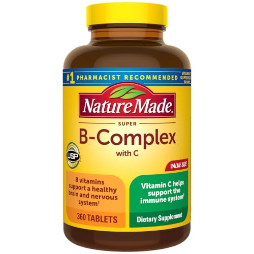 Nature Made Super B Complex with Vitamin C & Folic Acid, 360