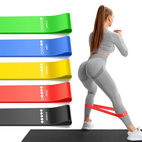 VanStretch Resistance Bands for Working Out, 5 Levels Exercise Bands Set |