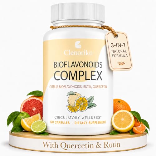 Clenoriko Citrus Bioflavonoids 1000mg with Quercetin & Rutin - Bioflavonoids for Antioxidant