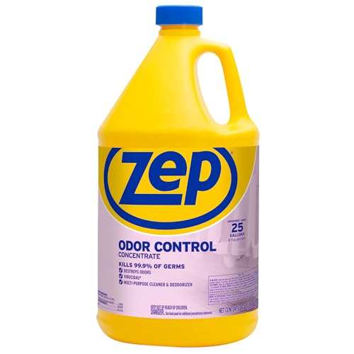 Zep Odor Control Concentrate 128 Ounce ZUOCC128 (1 Bottle), 1 Gallon Concentrate,
