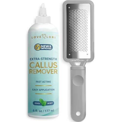 Love Lori Foot Callus Remover Kit - Gel & Foot Scraper for