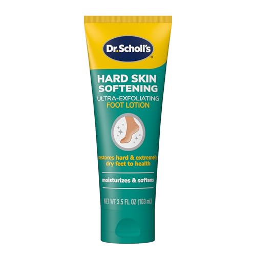 Dr. Scholl's Foot Lotion for Dry Cracked Feet, Foot Cream with Urea,