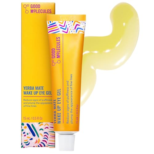 Good Molecules Yerba Mate Wake Up Eye Gel, Caffeine Under Eye Cream,