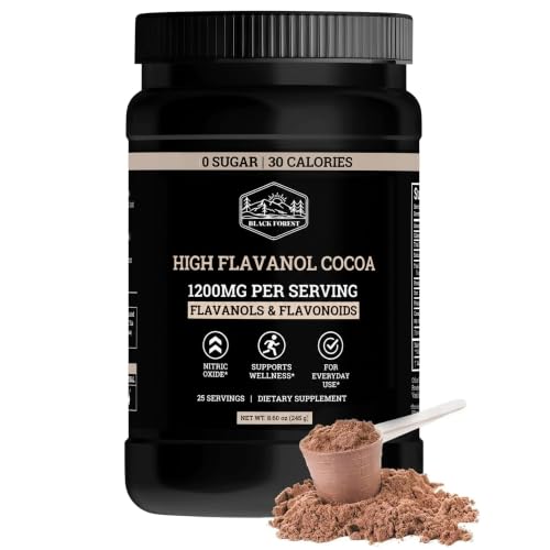 Black Forest High Flavanol Cocoa Powder - 1200mg Flavanols & Flavonoids with