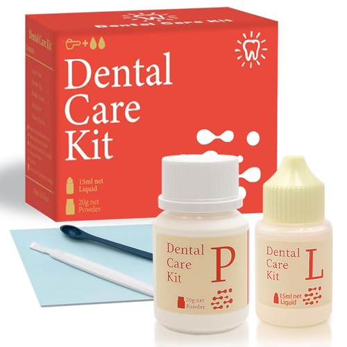 Dental Care Kit Zinc Oxide Eugenol Cement, Tooth Repair Kit for Crowns