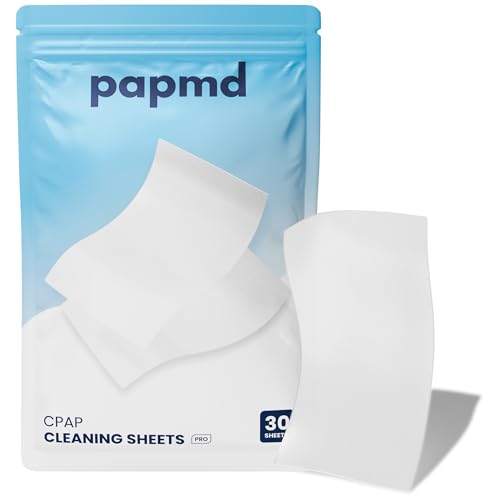 PAPMD CPAP Dissolvable Cleaning Sheets Pro, Light-Moderate Buildup | 30 PCS