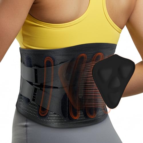FJNATINH Back Brace for Lower Back Pain Relief for Women Adjustable Lumbar