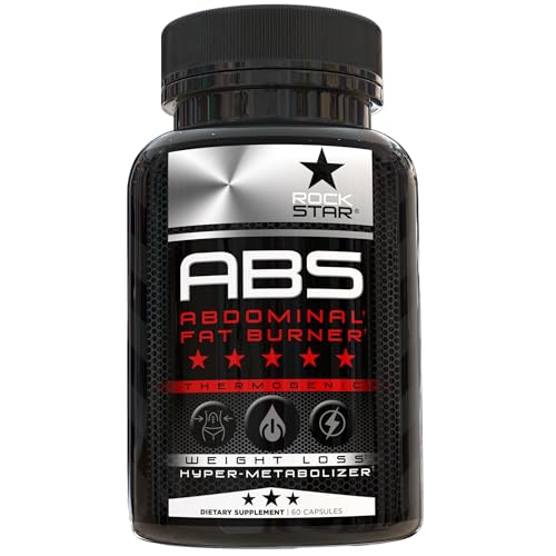 Rockstar Abs Dietary Supplement - Thermogenic Ab Fat Burner, Hyper Metabolizer -