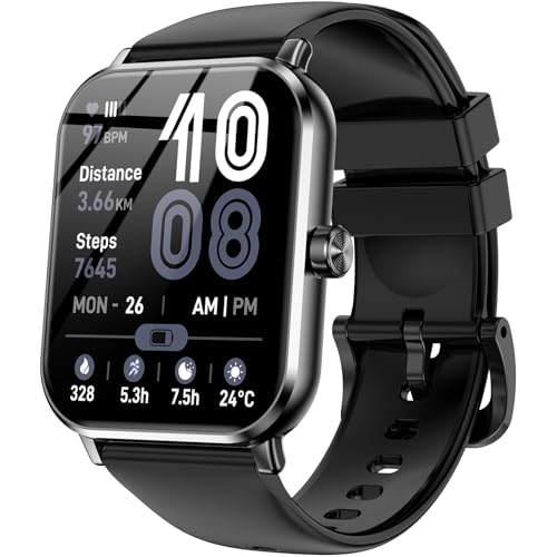 Smart Watch for Men Women, 1.83" HD Touch Screen with Bluetooth Call,