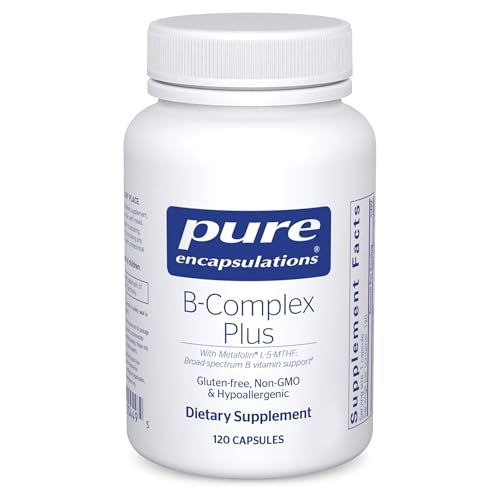 Pure Encapsulations B-Complex Plus, 120 Capsules | B Vitamins Supplement to Support