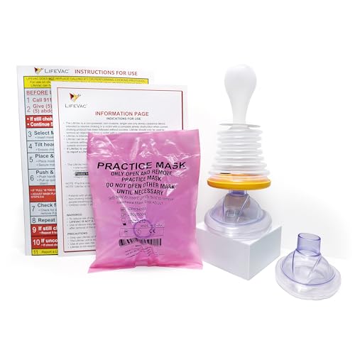 LifeVac Home Kit - Portable Suction Rescue Device, First Aid Kit for