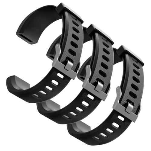 hoeslaw 3 Pcs Watch Bands Replacement for ID115plus HR, Very Fit Pro