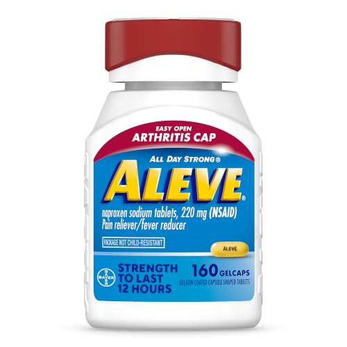 Aleve Gelcaps with Easy Open Arthritis Cap, Naproxen Sodium, Medication for Arthritis