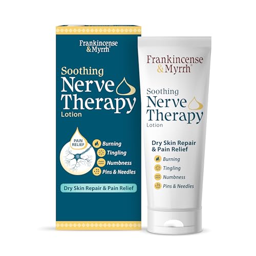 Frankincense & Myrrh Nerve Therapy Lotion, Neuropathy Pain Relief, 3 oz |