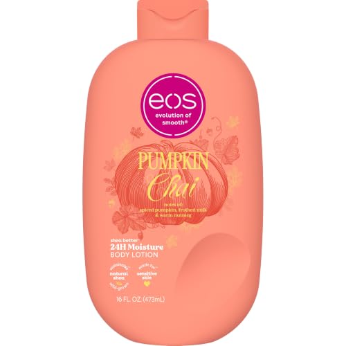 eos Pumpkin Chai Shea Better Body Lotion - 24H Moisture, 16 fl
