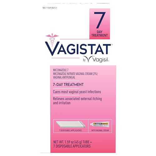 Vagisil Vagistat 3-Day Yeast Treatment, 7 Pre-Filled Applicators (1 Pack) | Vagistat