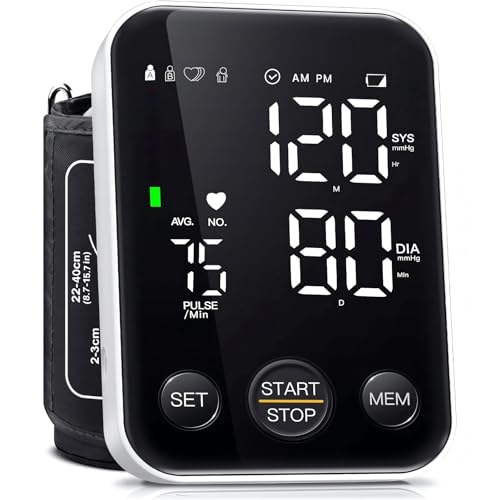 Oklar FDA Cleared Blood Pressure Monitor Upper Arm BP Machine for Home
