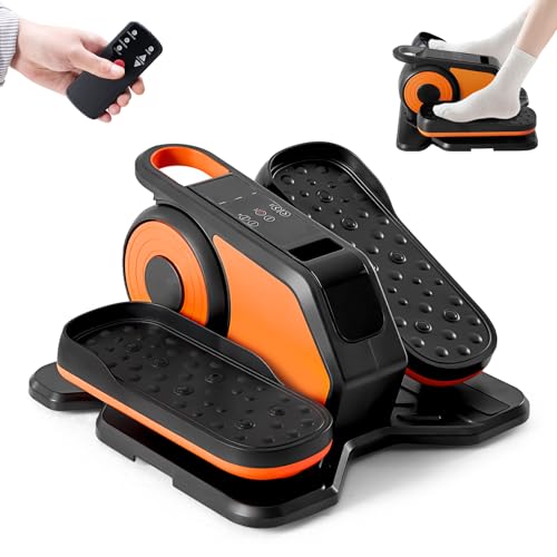 DUMOS Quiet Under-Desk Elliptical Machine, Compact Mini Pedal Exerciser with Adjustable Speed,