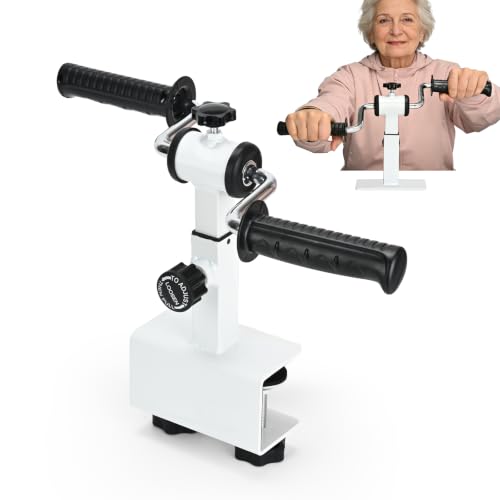 Arm Bike for Physical Therapy with Anti Slip, Desktop Clamp Design, Adjustable