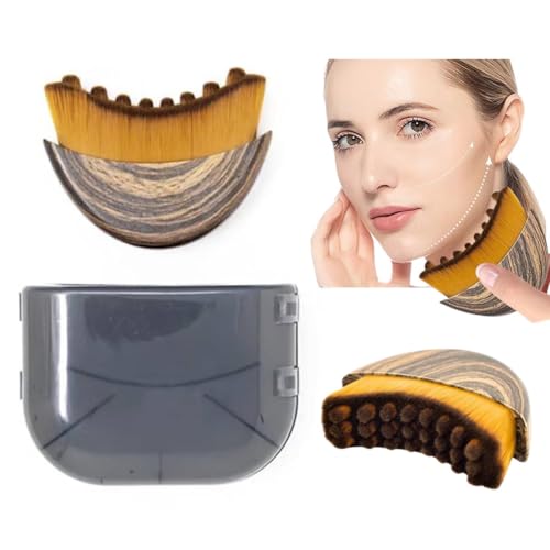Lymphatic Contour Face Brush - Double Chin Reducer & Lymphatic Drainage Massager,