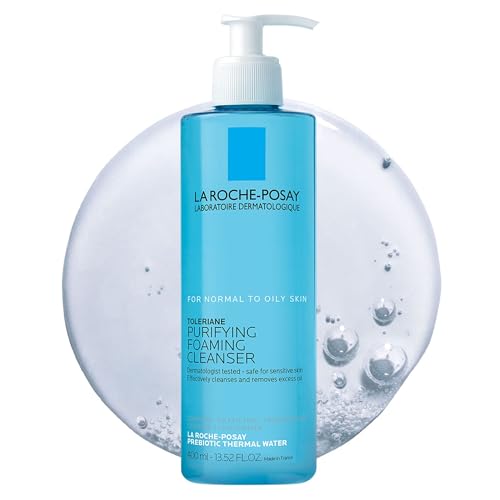 La Roche-Posay Toleriane Purifying Foaming Facial Cleanser, 13.52oz | Oil free face