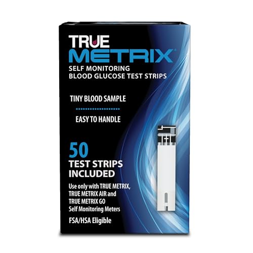 TRUE METRIX Self Monitoring Blood Glucose Test Strips, 50 Count | Blood
