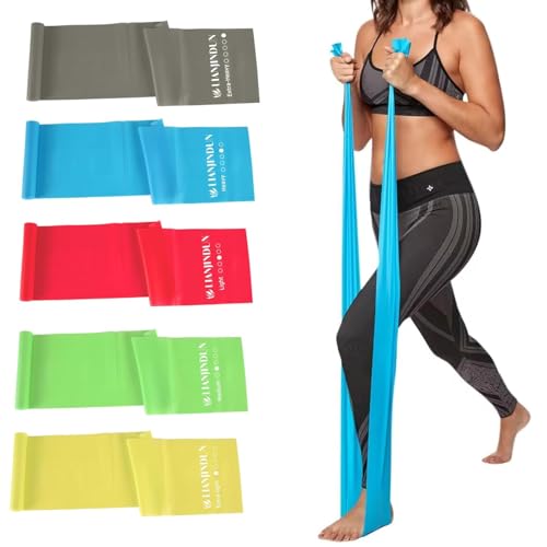 Resistance Bands for Working Out, Physical Therapy, Exercise, Pilates, Yoga | Latex-Free