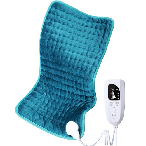 Heating pad for Back/Shoulder/Neck/Abdomen, Heating Pads for Period Cramps with 6 Fast