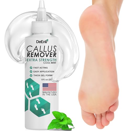 DeEnti Foot Callus Remover Gel, Dead Skin Remover for Feet, 8oz Cool