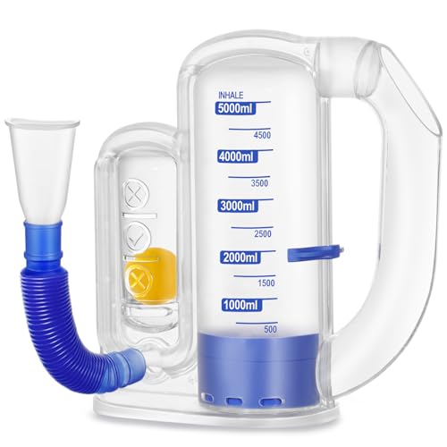 Breathing Exercise Device for Lungs for Healthe & Respiratory Recovery | Gentle one‑ball breathing trainer. Clear visual feedback. Supports respiratory wellness. Perfect for elderly or daily use.