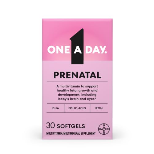 One A Day Prenatal Vitamins- Folic Acid, Iron, Omega- 3 (DHA), Pregnancy