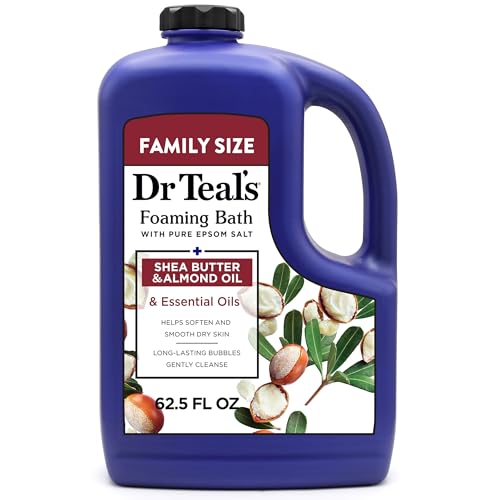 Dr Teal's Foaming Bath with Pure Epsom Salt, Shea Butter & Almond