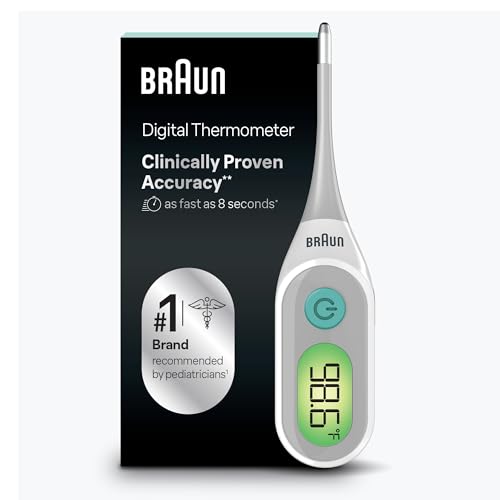 Braun Digital Thermometer for Adults, Baby, Toddlers & Kids | Clinically Accurate,