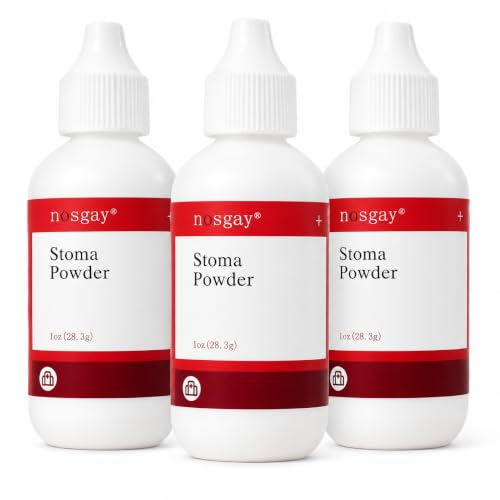 nosgay Stoma Powder 3 Pack, 30 g Each Ostomy Skin Barrier Powder,