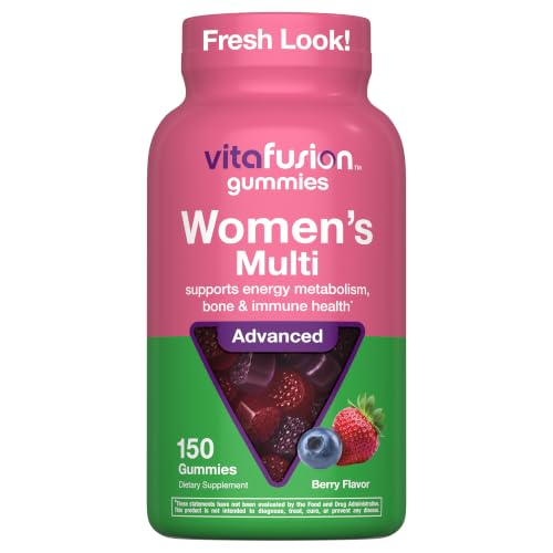 Vitafusion Women's Multivitamin Gummy | Yummy Berry Flavor | 150 Gummies |