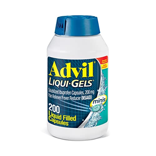HALEON Advil Liqui-Gels minis Pain Reliever and Fever Reducer, Pain Medicine for