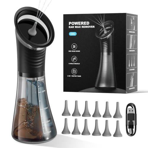 Gywwn Ear Wax Removal Kit with One-Piece Waste Tank, 3 Pressure Modes,